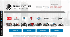 Desktop Screenshot of eurocyclesoftampabay.com