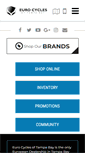 Mobile Screenshot of eurocyclesoftampabay.com